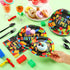 100 Pcs Building Block Party Supplies, Tableware Plates Napkins, Building Block Party Decoration for Birthday Party