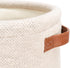 Stylish Grey Cotton Nursery Storage Basket with Handles - Fully Assembled