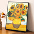 STMIGAIBLOCKS 3504PCS 14+ Flowers Wall Decoration Micro Mini Building Blocks,Ideas Botanical Sumflowers Painting Frame
