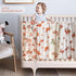 4 Pack 47"x47" Muslin Swaddle Blankets for Newborn, Large Soft Breathable Bamboo Cotton Baby Blanket, Lightweight