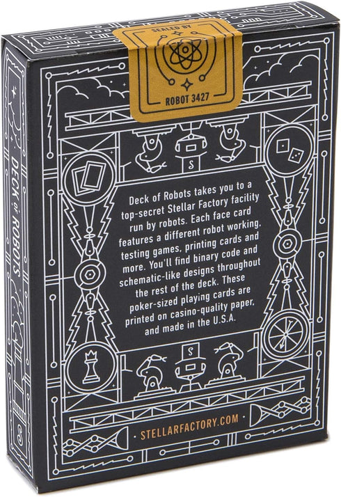 Stellar Factory Deck of Robots: A Playing Card Deck Featuring Restless Robots