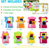 Creatoy 8pcs 4-9 Animal Hand Puppet Crafts Kit for Kids Sewing Kits for Girls Felt DIY Sewing Projects Toddler