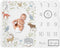Sweet Jojo Designs Woodland Animal Toile Boy Girl Milestone Blanket Monthly Newborn