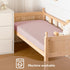 3 Pack (28"x 52", SOULFUL Muslin Crib Sheets for Boys Girls, Soft and Breathable Cotton Fitted Crib Sheets for Standard