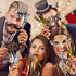12 Pieces Gold Silver Glitter Noise Makers, Metallic Fringed Party Blowers for Birthday Graduation Events 2024