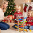 1-4 2 6 TOP BRIGHT Wooden Car Ramp Race Track Toy for Toddlers Years, Montessori Educational Learning Toy for Year Old