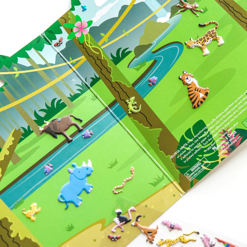 Set Melissa & Doug Adventure Puffy Sticker - Pirates, Vehicles & Safari Themes