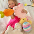 6 Pack Set MaoGoLan Plush Pillow Easter Stuffed Animals Bulk with Rabbit Shaped Throw Pillows Easter Egg Plush for Kids