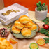 6 Gresorth PCS Artificial Sesame Bread Fake Breads Decoration Faux Sesame Dessert Cake Decor PU Material Bread Model