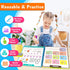 Preschool Learning Activities Number Letter Tracing Book, Pre Kindergarten Workbook for Kids, Montessori Educational