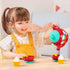 Battat Pretend Play Tea Set with Singing Teapot, Musical Toddler Toys, Cups & Saucers for 3 Years+