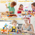 Set 39 2 3 4 3-5 TONZE Kids Tool with Apron, PCS Wooden Toddler Tool Bench Box Montessori Toys for Year Old Boys Girls