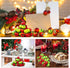 30 Supplies(2.8 Inch) Chalyna Pieces Fruit Stress Ball Red and Green Fruit Stress Relief Squeeze Balls Squeeze Finger
