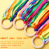 Gift(24 Junkin Ribbon Rings Hand Kite Waldorf Toys Dancing Wrist Ribbons Rainbow Streamers with Wood Ring Educational