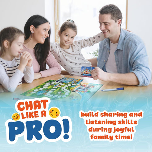 Chater Pop Social Skills Game for Speech Therapy, Educational Materials for Social Emotional Learning Activities
