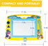 Lollipop Baby Shark Magnetic Drawing Board with Stylus & 3 Stamps for Boys or Girls (Blue)