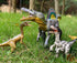 Gemini & Genius Spinosaurus Dinosaur Action Figure with Movable Jaw - Birthday Cake Topper for Kids