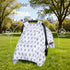 2 Car Seat Cover Baby, Carseat Covers Baby with Layers Breathable Windows, Windproof Infant Car Seat Cover, Kick-Proof
