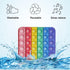 Alphabet Pop Fidget Toy Letters ABC Numbers, Educational Toys Square Sensory Popper Games for Kids