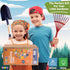 Play22 Set 4-Piece Kids Garden Tool Toy - Shovel, Rake, Hoe, Leaf Rake, Wooden Gardening Tools for Kids Best Outdoor