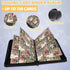 9 720 Album, GERMUN Pocket Card Binder, Premium Zip Trading Card Binder, Double Sided Pocket PU Collection Binder