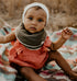 4-Way 8 Kishu Baby Indi - Fairtrade Organic Baby Bibs for Girls or Boys - Rounded, Reversible, Layer Muslin Drool Bibs