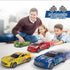 4-Pack Car Toys for 3-6 Year Old Boys and Girls, 7 Inch Friction Powered Pull Back Alloy Race Trucks Cars for Kids