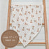 Swaddle Blanket, 100% Muslin Cotton, Gender Neutral Newborn Nursery Essentials for Boys and Girls, Tiger Cub Print