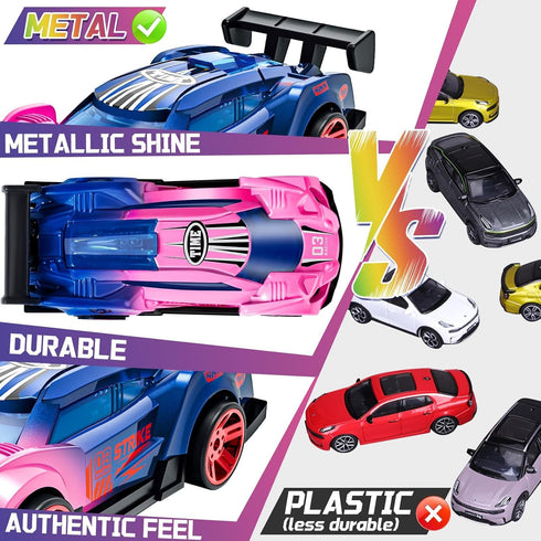 MACALOCA 1-3 4-8 Color Changing Cars Toys Bath Toysva for Ages Easter Basket Stuffers for Kids Grandkids Boys Birthday