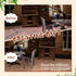 200 Pcs Miniature Dollhouse Flooring, Wooden Dollhouse Floor Boards for 1:12 Scale Accessories