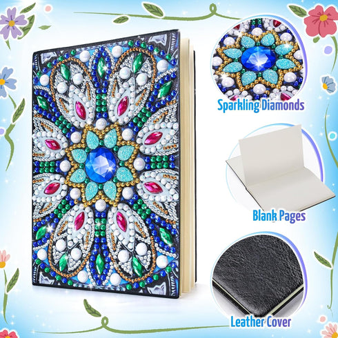 Micaracy 6-8-9-10, 5 7 11 12 5-10 (2 Craft Kits for Kids Age Presents for Year Old Girls Notebook Diamond Art Painting