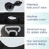 hiccapop UberBoost Inflatable Booster Car Seat, Portable Backless Booster Seat for Travel, Black/Gray
