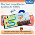 Tidy Tales 1-3 1, 2, 3 Busy Book for Toddlers - No Loose Pieces - Montessori Toys for Year Olds - Mess-Free Airplane