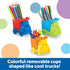 Learning Resources Create-a-Space Kiddy Center Trucks, 5 Pieces Kids Art Supplies Storage Caddy