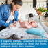 4 2 Shappy Pcs Wet Dry Bag for Baby Cloth Diapers Waterproof Wet Bag Washable Travel Reusable with Pocket for Swimsuits