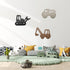 Ajqiomh Construction Trio Nursery Wall Decor Wooden Construction Vehicles Decor Kids Room Wall Decor Kids Room Decor