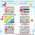 Esjay Toddler Busy Board Montessori Toys for Boys Girls, Sensory Book Educational Activities for Learning Fine Motor