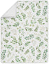 Set Pack 3pc Sweet Jojo Designs Green Boho Floral Leaf Baby Boy Girl Mini Crib Bedding Infant Nursery Room Newborn