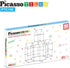 PicassoTiles Kids Fort Building Kit - 150 Piece Indoor and Outdoor Toy Set for STEM Learning and Pretend Play