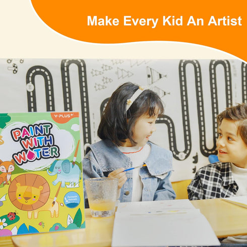 YPLUS Paint with Water Books for Toddlers, Watercolor Painting Paper for Kids Ages 1-4, Art Craft Gift for Drawing