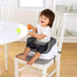 3-Point Ingenuity SmartClean Toddler Booster Seat for Kitchen Chair Lightweight for on-the-go, Easy-Clean, Harness