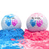 Gender Reveal Golf Balls Set (1 Pink + 1 Blue + 2 Wooden Tees) - Baby Reveal Ideas, Announcement Party Decorations