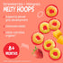 8 0.32 (Pack 4) Earth's Best Organic Melty Hoops, Bite-Sized Snacks for Babies Months and Up, Strawberry and Mango