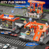 Playsets, Playset, 1:64 Toy Cars Toy Car Wash for Kids, Activity Drivers Scale Car, Parking lot with Track, Foam