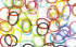 Rainbow Loom Mega Lot! 1800 ct Mixed Bands (Yellow, Green, White, Purple, Turquoise, Red, Black) - Elastic Bands