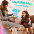 BSTAOFY 12‘’ Musical Light Up Elephant Plush Toy, Blue LED Stuffed Animal Nightlight for Kids Birthday