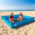US Original BeachBoba Sandproof Beach Blanket - Outdoor Playpen Sheet with Side Walls and