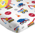 Set 3 Set Sunny Side Up Construction Zone Toddler Sheet - Piece Toddler Bedding Includes Pillow Cover - Super Soft