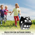 3 Pack Inflatable Dice, Jumbo Giant Inflatable Dice Toy for Indoor Outdoor Board Games, Pool Party Favor (Black, 20