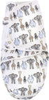 3pk, 0-3 Hudson Baby Unisex Baby Quilted Cotton Swaddle Wrap Royal Safari, Months